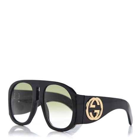 gucci double g oversized sunglasses|oversized gucci sunglasses for men.